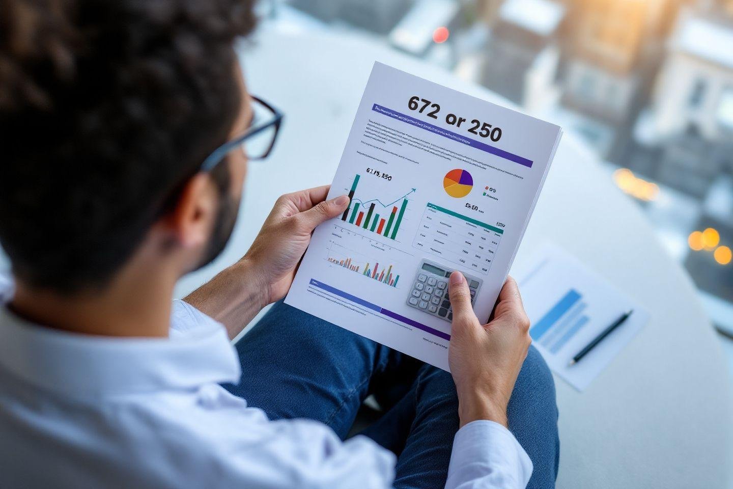 Document avec graphiques et calculatrice pour analyse de données