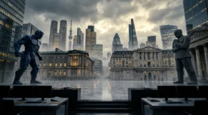 Vue panoramique de la City de Londres avec gratte-ciel modernes et bâtiments historiques