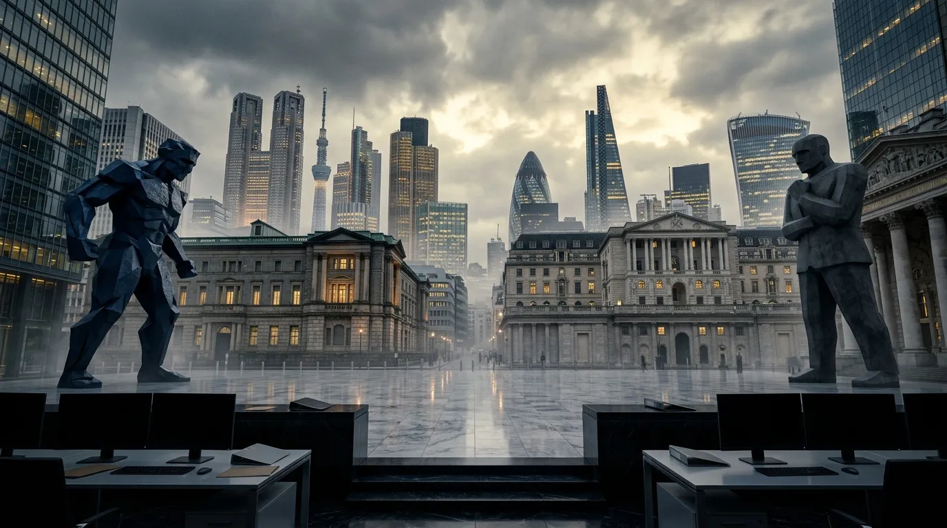 Vue panoramique de la City de Londres avec gratte-ciel modernes et bâtiments historiques