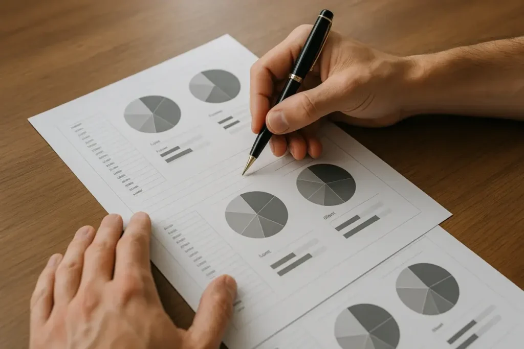 Révision manuscrite d'une allocation long short actions sur documents imprimés