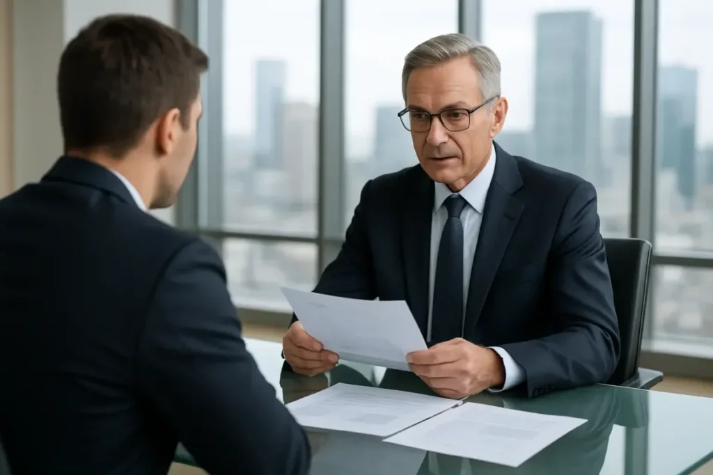 Conseiller patrimonial examinant une allocation obligataire avec un client