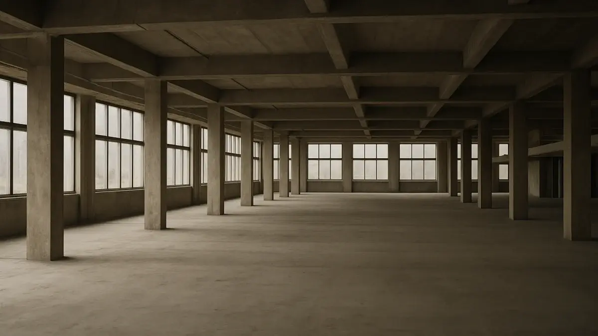 Immeuble de bureaux vacant illustrant les SCPI en difficulté