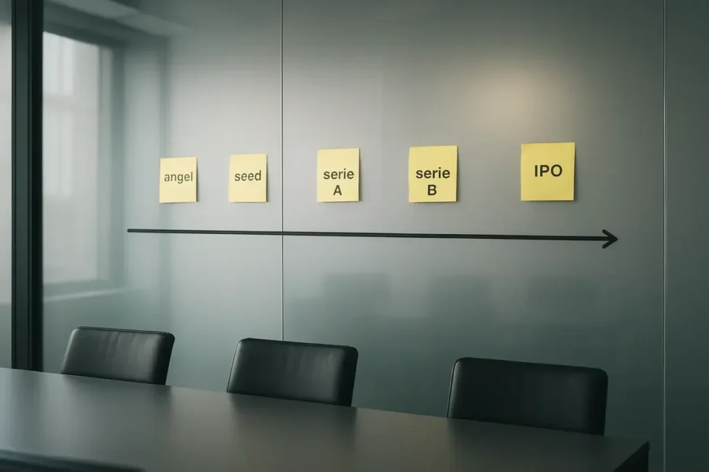 Tableau de bord illustrant la durée d'une entreprise technologique avant son introduction en Bourse